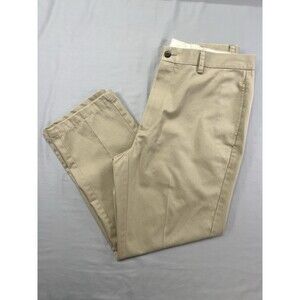 Orvis Men's Ultimate Khakis Trim Fit Chinos Tan Beige 35x28 Business Casual